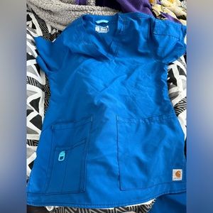 Blue Carhartt Scrub Set